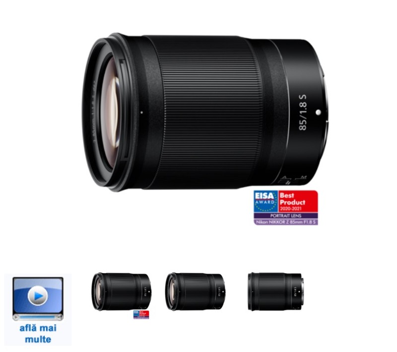 Obiectiv Nikon Z 85mm f/1.8 S Nikkor