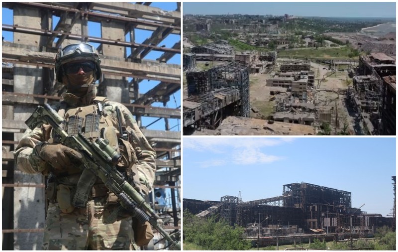 VIDEO | Cum arată uzina Azovstal, din Mariupol, la o lună după ce ultimii ei apărători ucraineni s-au predat rușilor