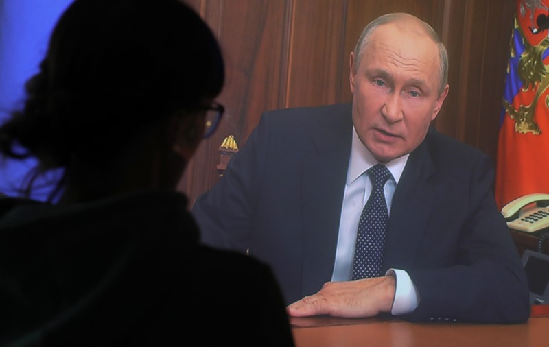 Vladimir Putin anunță mobilizare parțială în Rusia și amenință cu bomba atomică, „dacă integritatea teritorială va fi pusă în pericol”