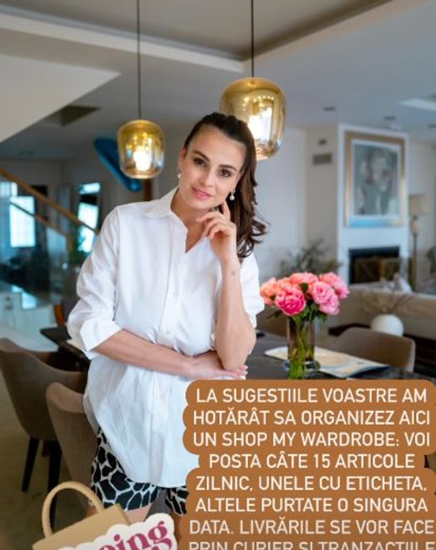 Anca Serea își vinde hainele. Decizia luată de soția lui Adrian Sînă: „Unele cu etichetă, altele purtate o singură dată”