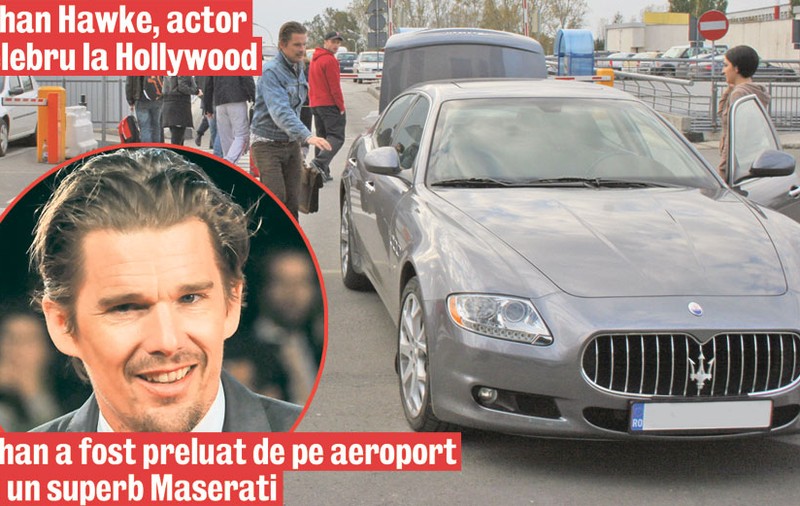 Actorul Ethan Hawke a venit din nou în România