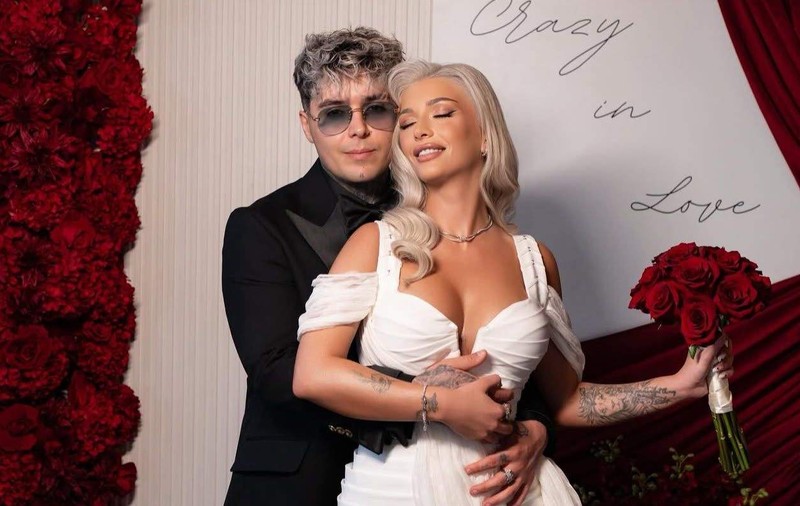Lino Golden și Diana s-au căsătorit civil. Primele imagini de la eveniment. Cum s-a îmbrăcat proaspăta soție în cea mai importantă zi