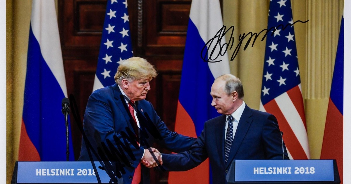 Donald Trump și Vladimir Putin, la summitul de la Helsinki Foto: Profimedia