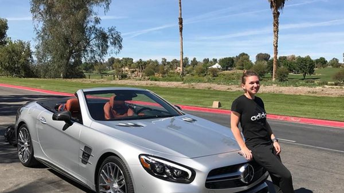 Simona Halep și-a tras mașină nouă! Ce conduce la Indian Wells