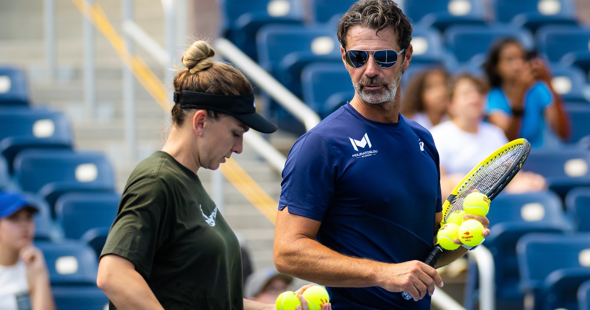 Simona Halep și Patrick Mouratoglou, în august 2022 Foto: Hepta