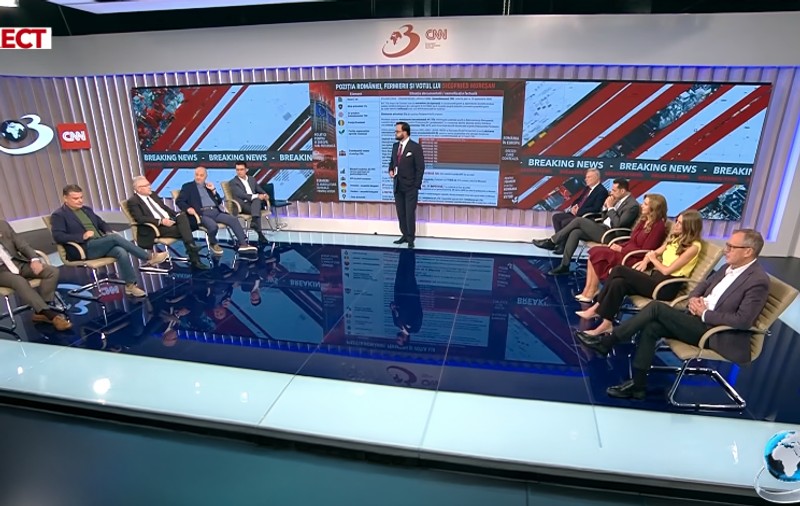 Sinteza Zilei, Antena 3 CNN. Sursa foto: captură Youtube / Antena 3 CNN