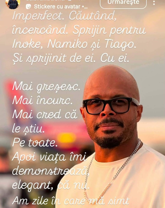 Cabral, mesaj emoționant după divorțul de Andreea Ibacka. Ce a mărturisit prezentatorul despre perioada prin care trece