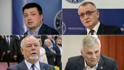 Ionut Vulpescu, Sorin Cimpeanu, MIrcia Chelaru, Daniel Zamfir. Foto Inquam Photos_George Calin, Hepta