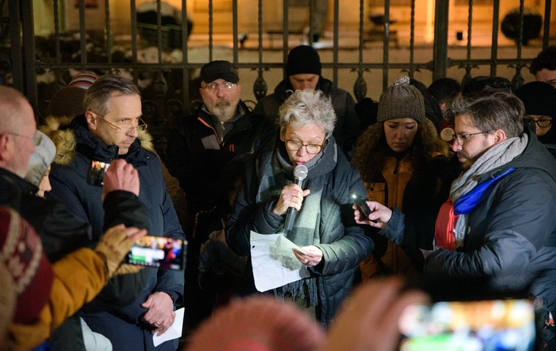 Oana Pellea, mesaj dureros după Marșul Tăcerii de la București. “Mi-au înghețat lacrimile“