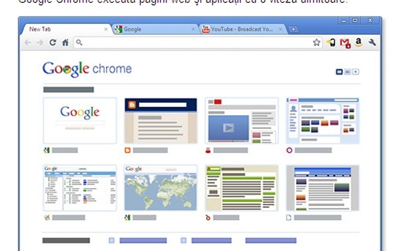 Mai rapid, mai sigur şi mai simplu – noul browser Google Chrome