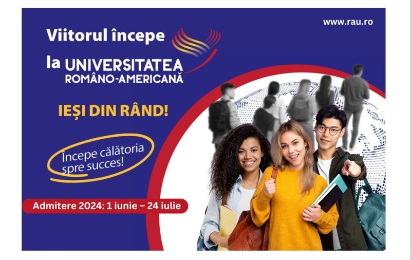 Învățământ privat gratuit pentru cei mai buni viitori studenți la Universitatea Româno-Americană