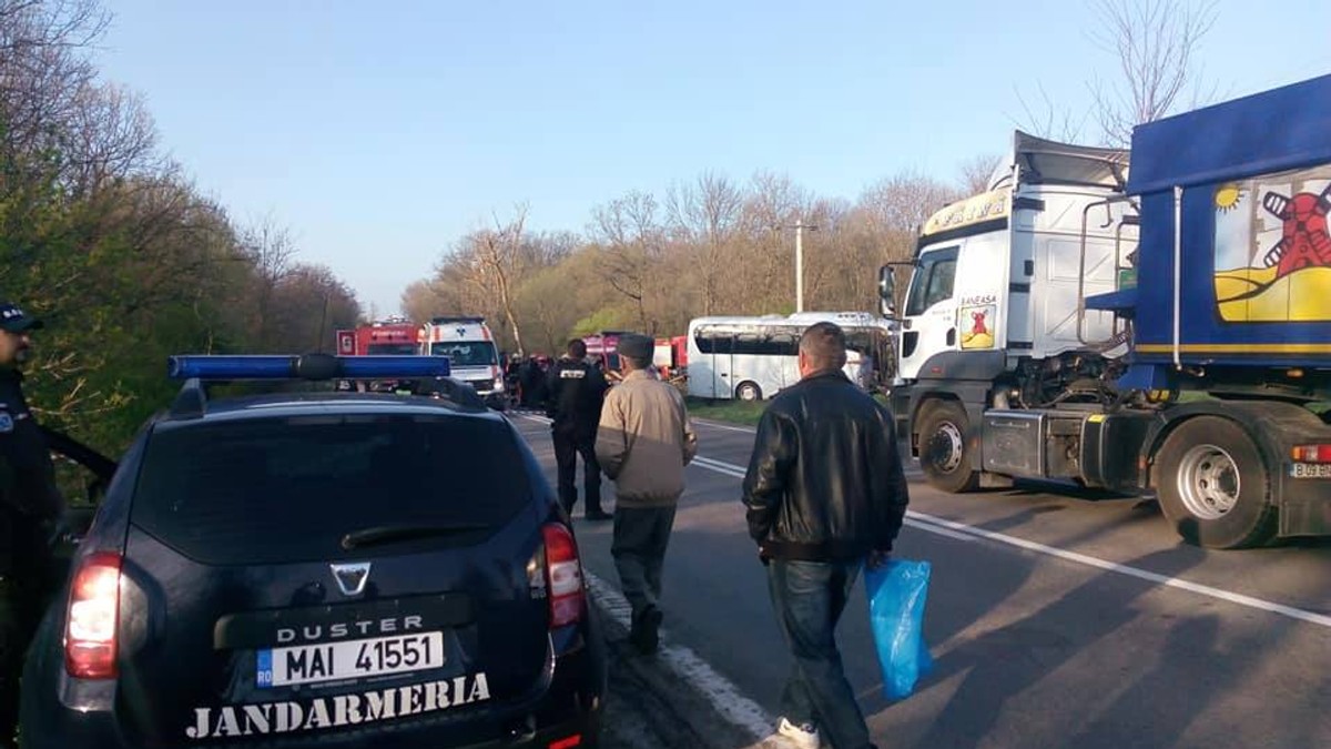 Accident cu 12 victime în Teleorman, pe DN6