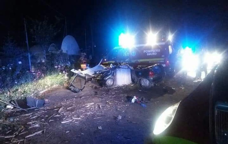 Un adolescent a murit într-un accident în Vânători, județul Galați, din cauza unei buturugi