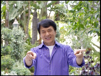 JACKIE CHAN SUR LE TOURNAGE DU FILM "KARATE KID" Actor Jackie Chan is in the new recording of the movie "Karate Kid" ID 75455