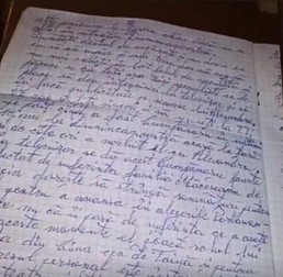 Scrisoarea lui Gheorghe Dincă