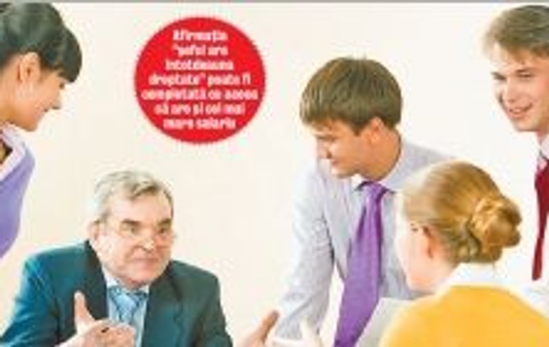 Ştii ce salariu are şeful tau? 