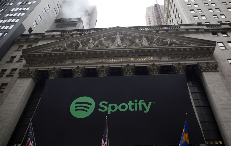 Sony a făcut un miliard de dolari din listarea Spotify pe bursă