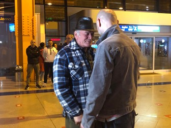 Marius Balo și unchiul său, momentul revederii