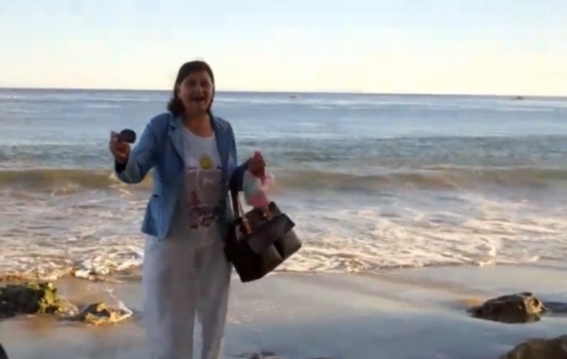 VIDEO EMOŢIONANT! Mama Monicăi Gabor, fericită în timpul ultimei vizite în SUA