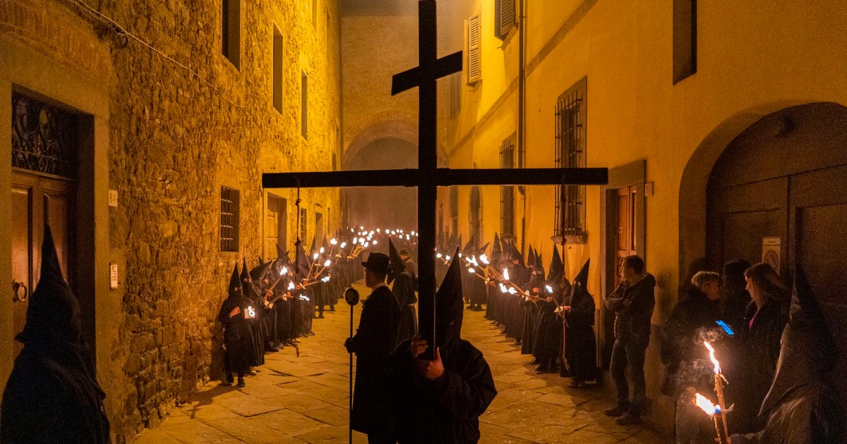 Castiglion Fiorentino - procesiune din Vinerea Mare. Imagine cu caracter ilustrativ Foto: Profimedia