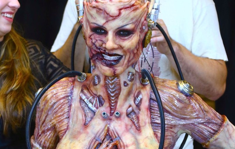 Heidi Klum, apariție terifiantă la petrecerea de Halloween! Și-a speriat toți invitații