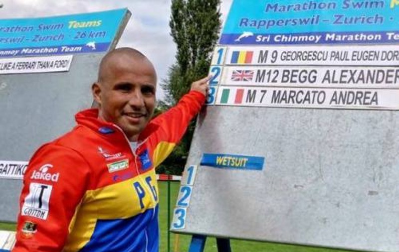 Care este secretul performanțelor lui Paul Georgescu. A câștigat maratonul de natație al lacului Zurich / FOTO