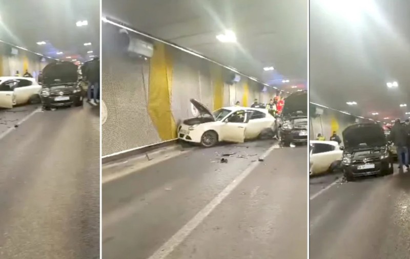 Două accidente în câteva minute, în Pasajul Unirii din București. Unul dintre șoferi a fugit și e căutat de Poliție. VIDEO