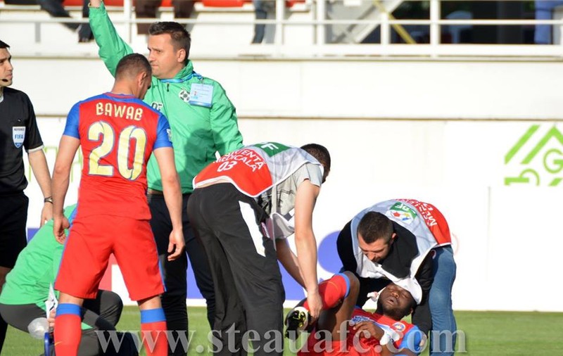 Steaua l-a pierdut pe Sulley Muniru până la finalul sezonului. Ghanezul va fi operat