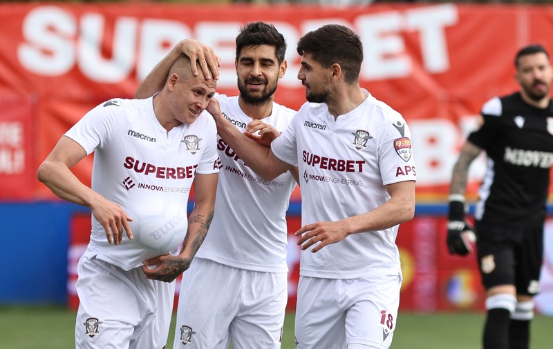 Rapid a promovat în Liga 1, după șase ani de pribegie în eșaloanele inferioare
