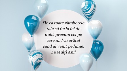 Urări de La mulți ani pentru copii