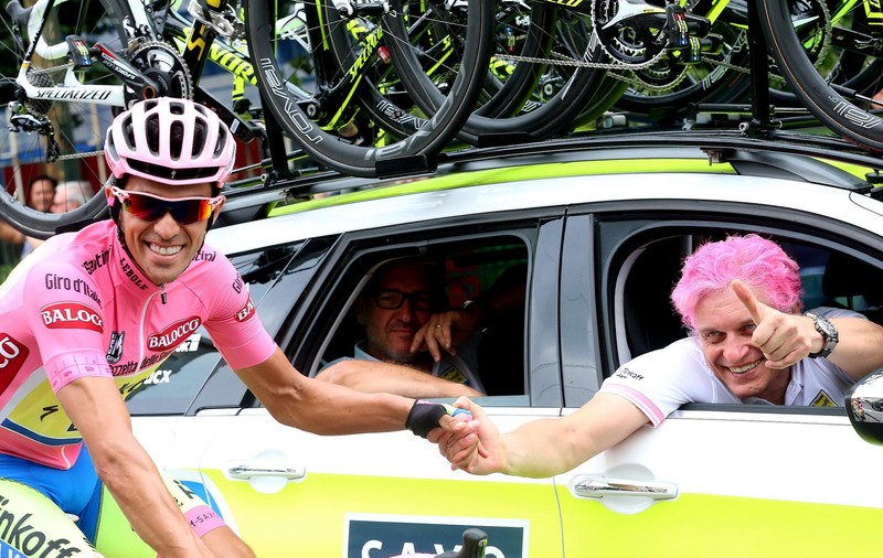 Alberto Contador a câștigat ediția din acest an a Turului Italiei