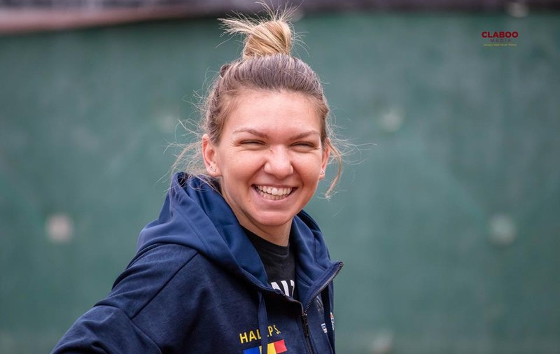 Simona Halep se pregătește cu zâmbetul pe buze pentru confruntarea cu Marea Britanie din Fed Cup | GALERIE FOTO&VIDEO