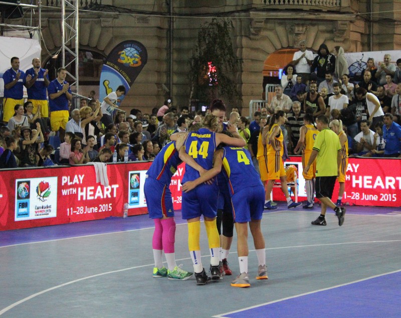 GALERIE FOTO / Echipele României au obţinut victorii pe linie în prima zi a Europeanului de baschet 3x3 