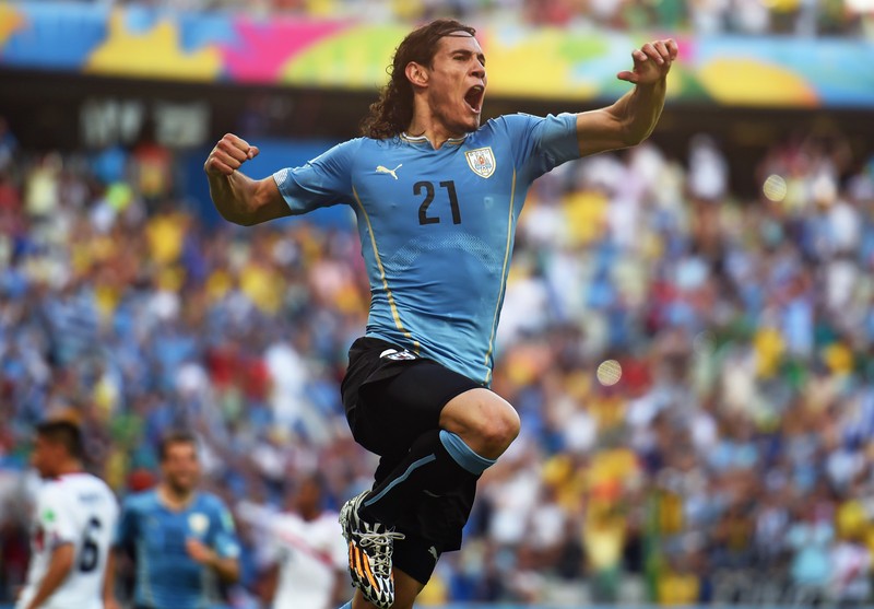 Edinson Cavani. Foto: EPA