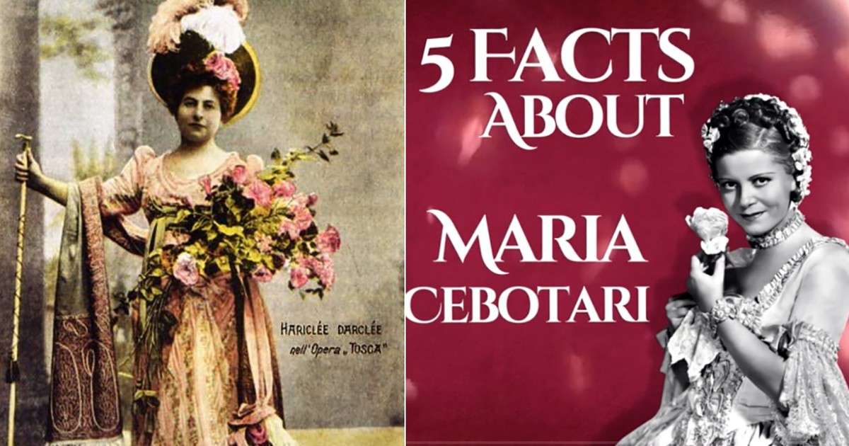 Colaj Hariclea Darclee alături de Maria Cebotari