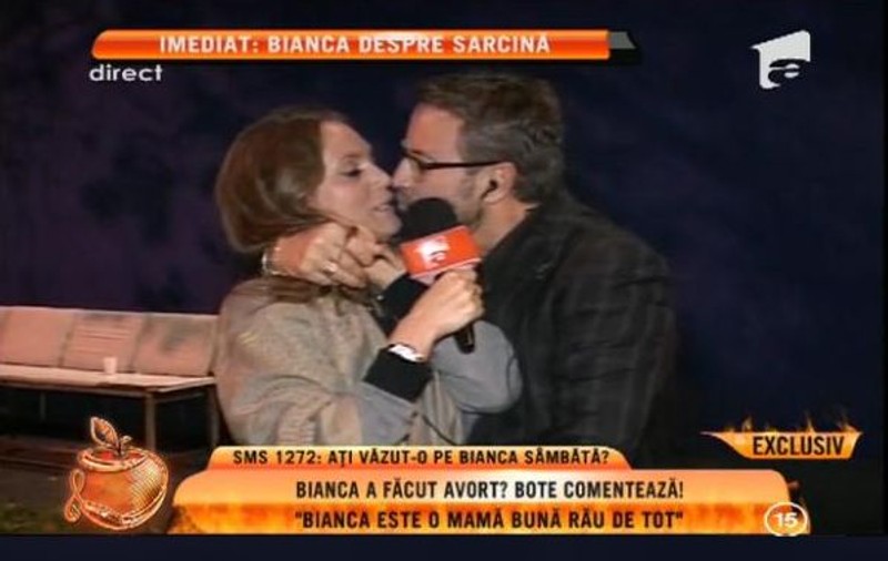 Ea e femeia care nu l-a vrut pe Bote! Creatorul de modă a sărutat o reporteriţă CU FORŢA, ÎN DIRECT