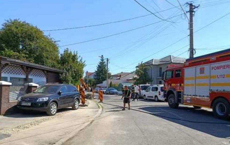 Țeavă de gaz spartă la Ploiești. Ce au făcut muncitorii în loc să sune la 112: „Am respectat procedura" | VIDEO