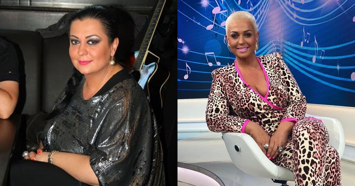 Monica Anghel înainte și după