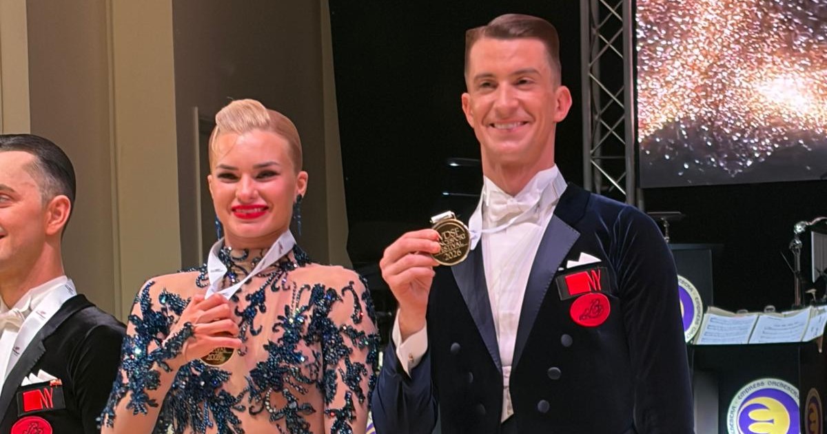 Dansatorii Rareș Cojoc - Andreea Matei au câștigat Grand Slamul WDSF de la Blackpool