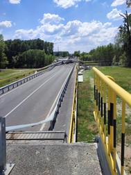 Podul peste Siret care s-a prăbușit joi | Foto: Știri de Neamț