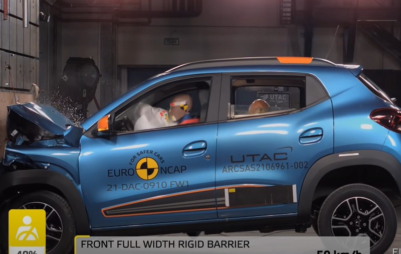 De ce a obținut Dacia Spring doar o stea la testele de siguranță Euro NCAP. Câteva explicații