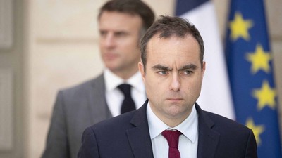 Sebastien Lecornu și Emmanuel Macron
