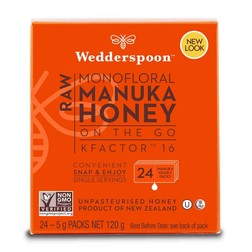 Miere De Manuka KFactor 16 RAW 100% Naturala Plic 5g Wedeerspoon