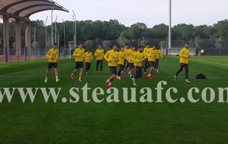 Imagini de la primul antrenament efectuat de FCSB în Antalya | VIDEO