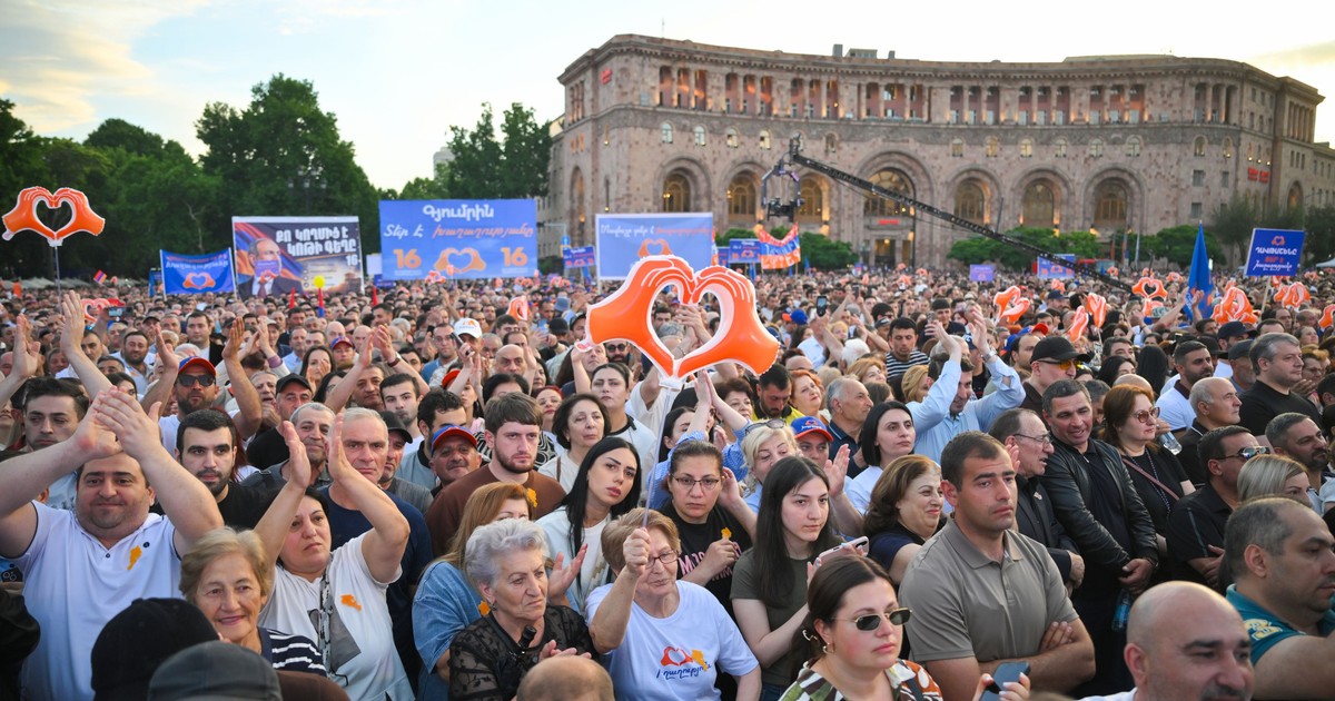 Miting electoral la Erevan. Imagine cu caracter ilustrativ Foto: Hepta
