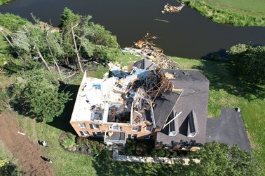 Casă distrusă de uraganul Ida în Edgewater, Maryland Foto: Profimedia