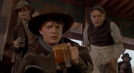Michel J. Fox (Marty) în Back to the Future