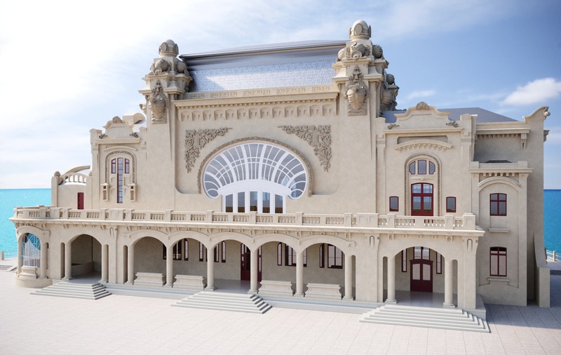 Așa va arăta Cazinoul din Constanţa! Prima imagine publicată de autorități și toate detaliile despre modernizarea bijuteriei de pe Litoral