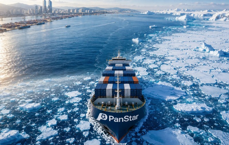 Coreea de Sud testează o nouă rută maritimă către Europa, prin Arctica: ar putea fi de 3 ori mai scurtă decât trecerea prin Canalul Suez I VIDEO
