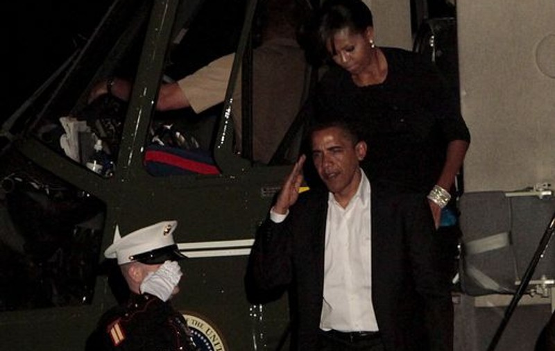 Obama îşi respectă promisiunile electorale: şi-a dus soţia la teatru